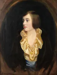 Rba Cowan Dobson, Portrait of Diana Forbes, oil on canvas