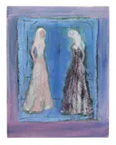 'More Flower People' by Countess of Carnarvon "Tilly Losch" Ottilie Herbert, oil on board, sold Aug 2020