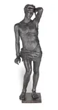 Miquel Oslé i Sáenz de Medrano, monumental patinated bronze figure of 'The Prisoner', patinated bronze