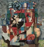 Herbert Behrens-Hangeler, Inferno, 1927, Öl auf Leinwand