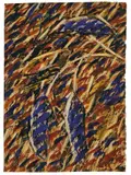 Blaue Früchte by Christian Rohlfs, 1932, Wassertempera auf Velin, sold Nov 2012