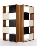Evans Clark, Room divider/ bookcase, c. 1949, Glenn of California