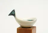 Jerome Ackerman, Rare and early glazed porcelain bird-head bowl, 1952, Jenev