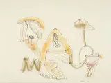 John Altoon, Untitled (Abstract), 1966, Ink and watercolor on paper