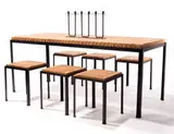 Danny Ho Fong, Osetsu Dei dining suite, c. 1958, Tropi-Cal