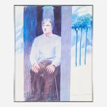 The Prisoner by David Hockney, United Kingdom, sold Nov 2019