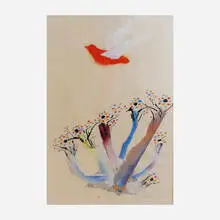 Utopia Study #19 by Benny Andrews, sold Nov 2019