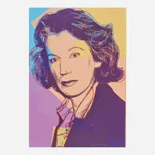 Mildred Scheel by Andy Warhol, sold Nov 2019