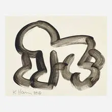Keith Haring, Untitled (Crawling Baby)