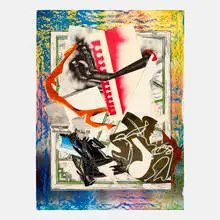 Going Abroad from Waves II by Frank Stella, sold Nov 2019