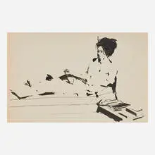 Untitled (Figure) by Wayne Thiebaud, sold Nov 2019