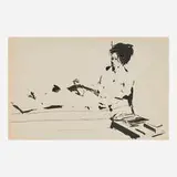 Wayne Thiebaud, Untitled (Figure)