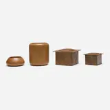 Dirk van Erp and Marblehead Pottery, Collection of four table articles