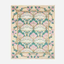 Art Nouveau Style, Medium pile carpet, hand-knotted wool
