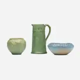 Van Briggle Pottery and Hampshire Pottery, Collection of three works