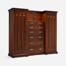 Heal & Son, Inlaid breakfront wardrobe