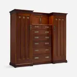 Heal & Son, Inlaid breakfront wardrobe
