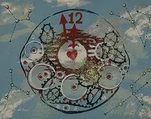 Julio de Diego, Doomsday Clock, c.1946, screenprint