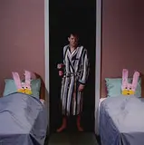 Bruce Charlesworth, untitled (Rabbits in Bed), 1985, Cibachrome photograph