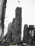 Wrapped Times Square by Christo, 1988, lithograph, sold Nov 2002