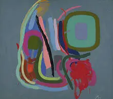 John Ferren, untitled, 1964, oil on canvas