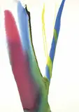 untitled by Paul Jenkins, 1972, watercolor on paper, sold Nov 2002