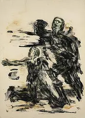 Leon Golub, lithograph