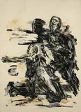 Leon Golub, lithograph