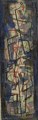 #10 by John von Wicht, 1950, watercolor and crayon on paper, sold Nov 2002