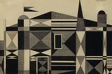 Carl Holty, untitled, 1933, ink on paper