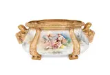 Charles Labarre, for Doulton Burslem, A Hand-Painted and Gilded Porcelain Exhibition Vase