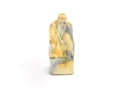 Charles Noke, for Royal Doulton, 1924-1938, in a mixed pale blue and yellow glaze