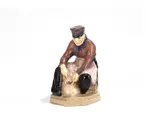 Phoebe Stabler, for Royal Doulton, 1913-1938, 'Picardy Peasant (man)': A Rare Ceramic Figure, 1913-1938