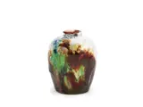 for Royal Doulton by Charles Noke and Harry Nixon, circa 1925-1940, An Earthenware 'Chang' Vase, circa 1925-1940, sold Aug 2020
