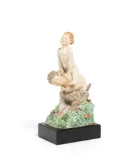 'Leap Frog': A Chelsea Pottery Figure, introduced 1924 by Charles Vyse, sold Aug 2020