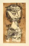 Die Heilige vom innern Licht by Paul Klee, 1921, Farblithographie auf leichtem Karton, sold Nov 2011