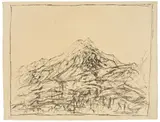 Mountain in Maloja by Alberto Giacometti, 1957, Lithographie auf Arches-Velin, sold Nov 2011
