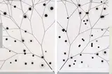 Alva Noto, Crystal Pfade, 1999, Diptychon: jeweils Öl, Grafit und Tusche auf Papier, auf Polyester aufgezogen, auf Aluminiumrahmen