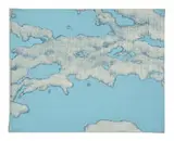 Shirley Pettibone, Clouds (5), 1968, Silkscreen on canvas