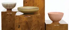 Amy Donaldson, White glazed stoneware footed bowl, Executed c. 1960