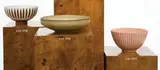 Amy Donaldson, White glazed stoneware footed bowl, Executed c. 1960