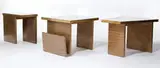 William Wurster, Occasional tables (3), c. 1955, Custom designed for the Froum House Sea Cliff, California