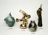 Robert C. Fritz, Blown glass sculpture in transparent gold, c. 1968, Studio