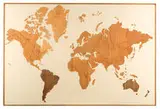 Frank Rohloff, Map of the world, c. 1970, Rohloff studios