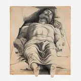 Marisol Escobar, Homage to Mantegna (Study After Mantegna's Dead Christ)