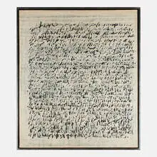 Paragraph (White) by George Deem, sold Nov 2019