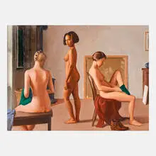 Ron Schwerin, Study for After Seurat