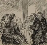 William James Glackens, Dinner Party