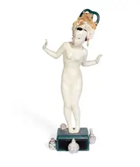 Untitled by Lenci, 1930, An Earthenware Figure of a Nude Asian Female, offered Aug 2020