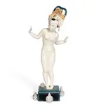 Lenci, Untitled, 1930, An Earthenware Figure of a Nude Asian Female